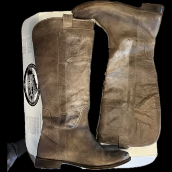 Frye Paige Tall Riding Boot Grey Size 10M - Picture 4 of 6